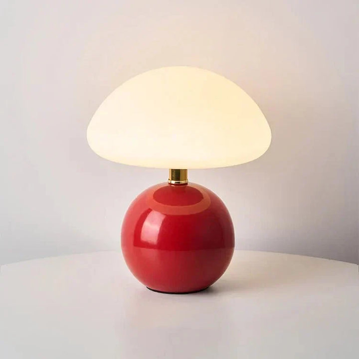Lampe de table LED champignon style moderne, éclairage d'ambiance et fonctionnel, très design.
