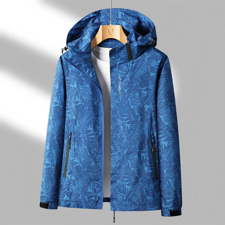 Veste à capuche zippée fleurie pour femme, style décontracté et mode printemps-automne.