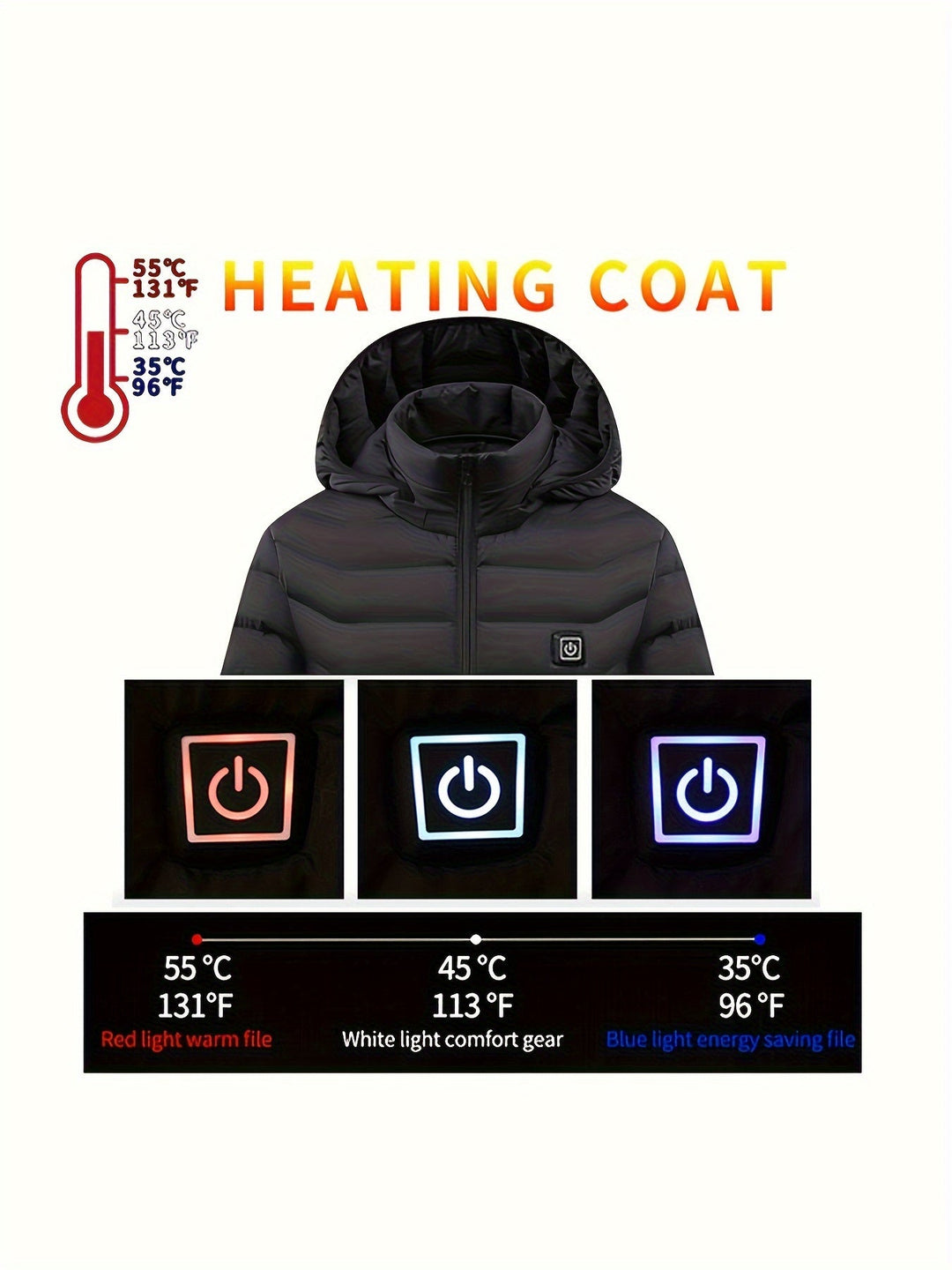 Femme portant une veste chauffante USB pour l'hiver, profitant de la chaleur réglable lors d'une activité de plein air.