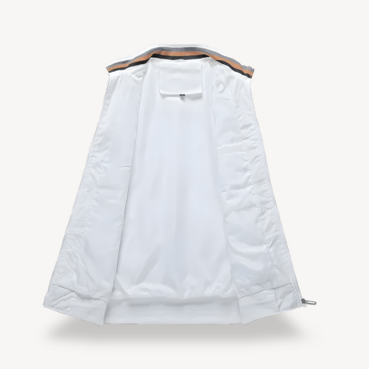 Veste de golf homme, style sport élégant, coupe-vent déperlante, essentielle pour l'extérieur et les loisirs.