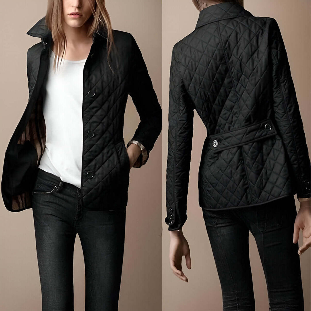 Mode femme: veste élégante et respirante au design luxe. Adaptée pour le bureau ou un style décontracté moderne.