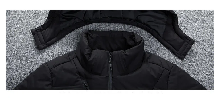 Veste de ski homme, look décontracté moderne, idéale pour rester au chaud durant l'hiver en montagne et après-ski.