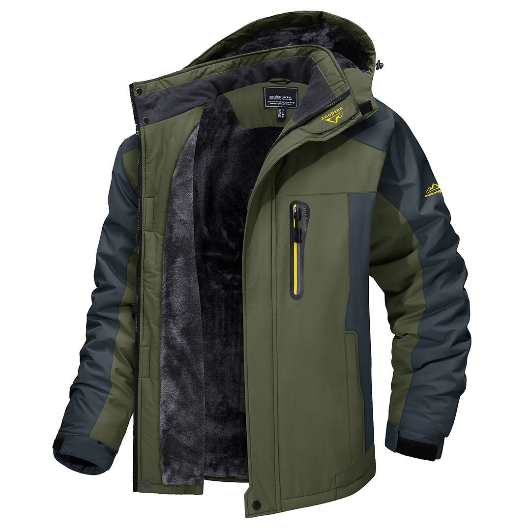 Veste femme imperméable, coupe-vent et chaude. Idéale pour l'extérieur, la pluie, l'hiver et l'automne.