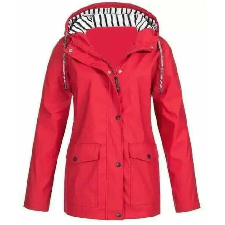 Veste femme coupe-vent, protection optimale contre la pluie. Idéale pour le printemps et l'automne.