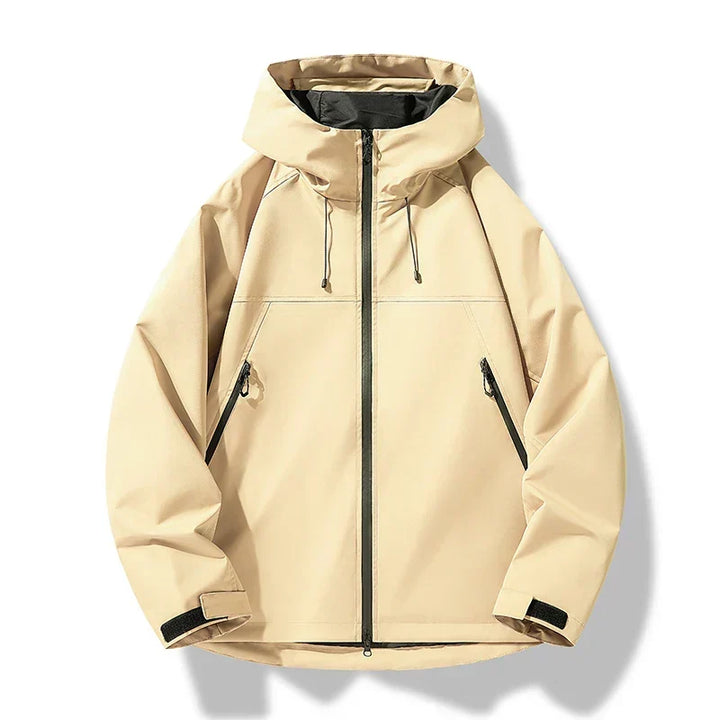 Veste shell homme polyvalente et imperméable, parfaite pour un usage quotidien et toutes les saisons, coupe-vent.