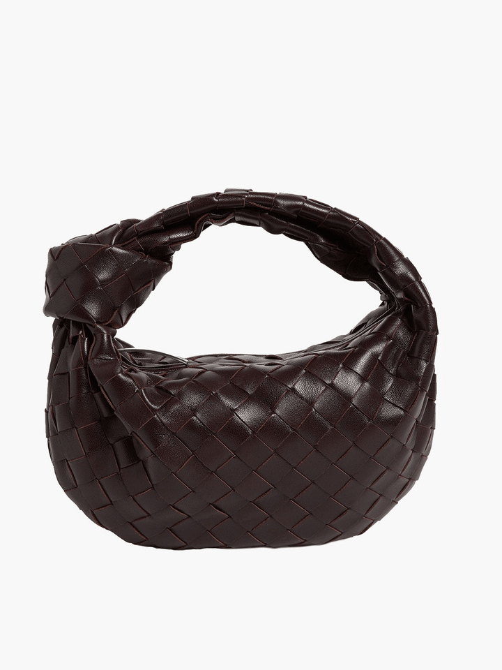 Sac à main élégant et compact, tressé, pour femme, parfait pour un style moderne.