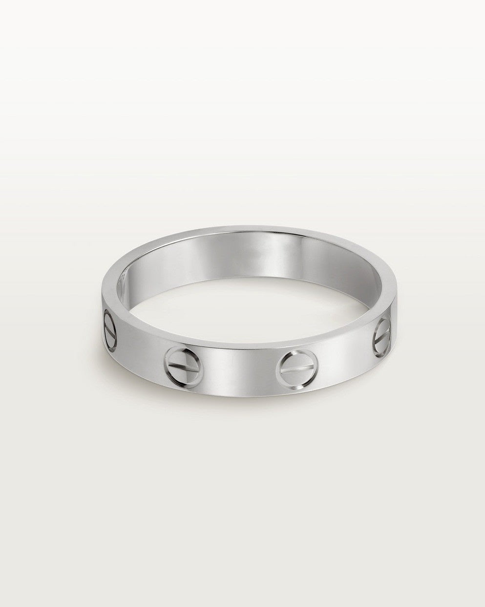 Bague unisexe argent minimaliste Fjorna, en alliage de zinc résistant à l'eau.