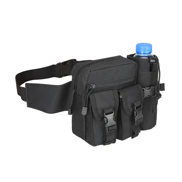 Sacoche de ceinture homme légère pour trekking et aventure. Confortable et robuste, parfaite pour le sport.