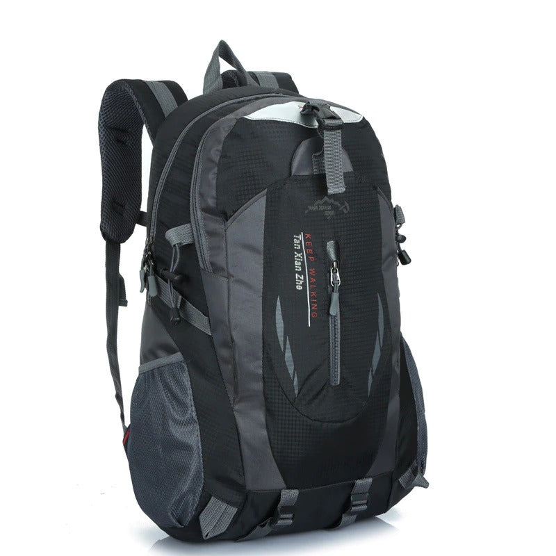 Sac à dos unisexe étanche pour voyage et randonnée, idéal pour l'aventure en plein air, avec multi-compartiments.