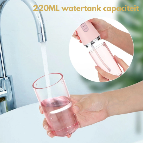 Maintenez une santé buccale parfaite avec cet irrigateur dentaire portable. Soin gencives et dents propres assurés.