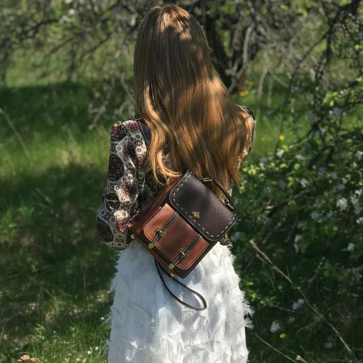 Sac à dos Bella vert, un accessoire mode indispensable pour le printemps.