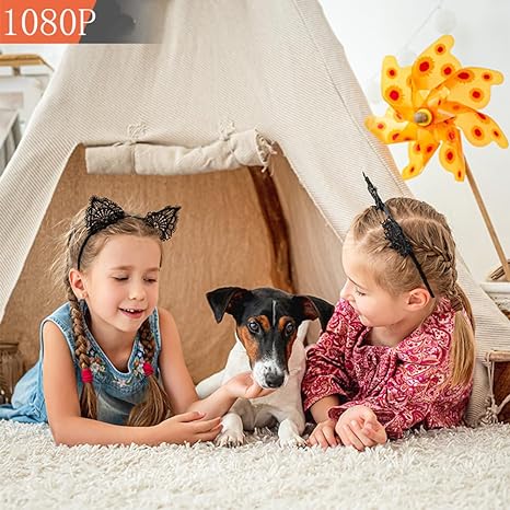 Caméra de surveillance WiFi 1080p HD sans fil IP65 pour extérieur, vision nocturne, batterie longue durée.
