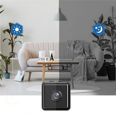 Caméra de sécurité WiFi 1080p HD sur batterie, sans fil, facile à installer pour surveillance flexible maison.