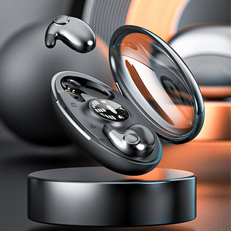 Écouteurs invisibles SleepTune sans fil, anti bruit pour sommeil profond et relaxation nocturne.