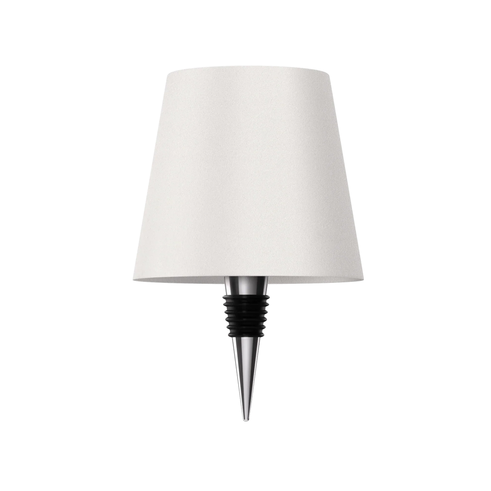 Lampe LED décorative sans fil en forme de bouteille, parfaite pour éclairage intérieur moderne.