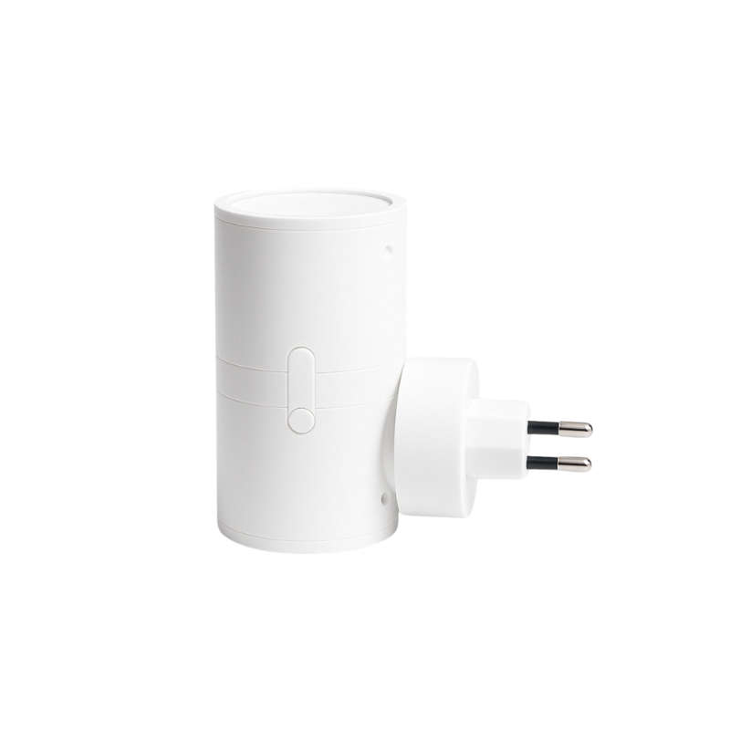 Veilleuse murale Aora LED dimmable avec capteur jour nuit, lumière apaisante pour chambre, sécurité nocturne.