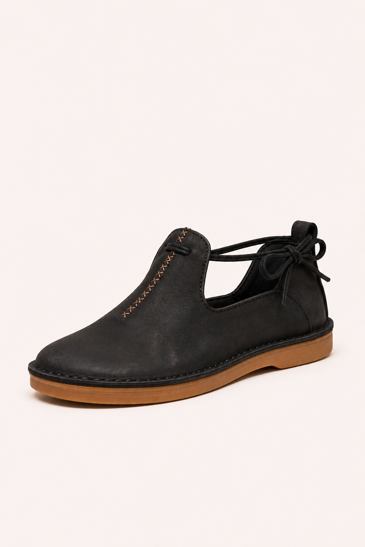 Chaussures plates décontractées femme, style élégant, confort ajustable pour l'été.